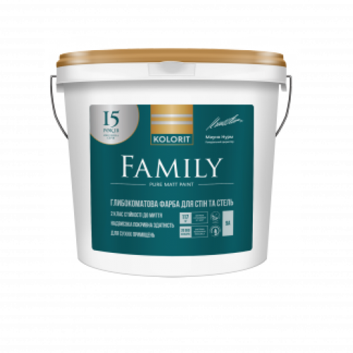 Family (Kolorit Interior Premium 3) - Латексная краска 4,5 л